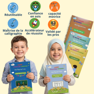 ✨ KidScript – Pack Ultime de 5 Cahiers Magiques Réutilisables ✨